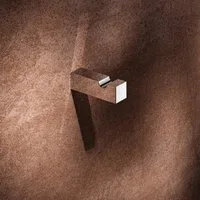 Keuco Handtuchhaken Edition 90 Square, aus Metall, verchromt, für Handtücher und Bademäntel, Wandmontage