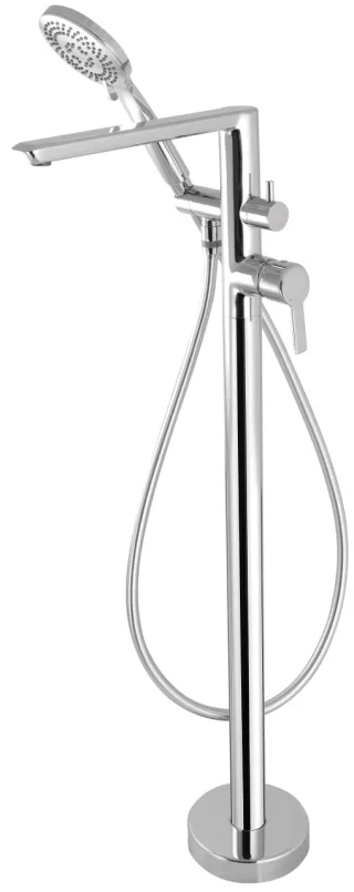 Neuesbad Serie 200 Freistehende Wannenarmatur mit Brauseset, Chrom NB1DEBQA017M1