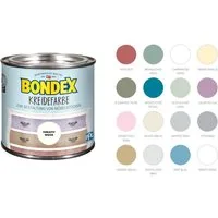 Bondex Kreidefarbe 500 ml Vintagefarbe Möbelfarbe Wasserbasis, Wasserbasis, matt, 500 ml