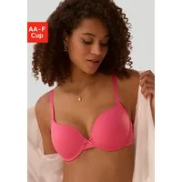 LASCANA Schalen-BH, T-Shirt-BH, Bügel-BH, Ela - perfect basic aus seidiger Microfaser, bequemer BH, große Größen