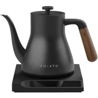 CHiATO Wasserkocher Elektrischer Wasserkocher CHiATO flowPLAY Classic, 0.6 l – Schwarz, 0.6 l