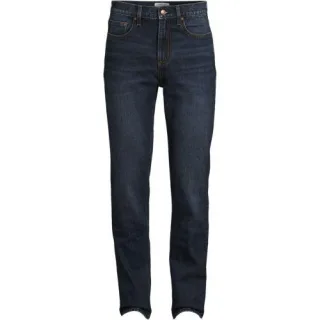 Stretch-Denim Jeans, Slim Fit, Herren,  Blau, Baumwoll-Mischung, by Lands' End