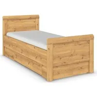 rauch Stauraumbett Bett Einzelbett Stollenbett Bettkästen EVELYN, in Komforthöhe mit Holzkopfteil sowie Schubladen MADE IN GERMANY