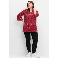 Sheego Klassische Bluse Tunika 3/4-Arm