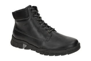 Waldl?ufer Herrenstiefelette 965802 Schwarz H-LINO Luftpolstersohle