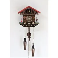 Clockvilla Hettich-Uhren Wanduhr Kuckucksuhr aus dem Schwarzwald Schwarzwaldhaus Quarz