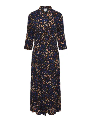 Y.A.S - YASSAVANNA LONG SHIRT DRESS S. NOOS Black - Gr. - XS