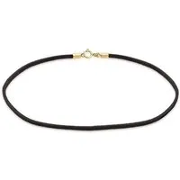 Elli Choker Basic Trend Blogger Choker Velour 925 Silber