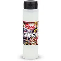 RICH Bastelfarbe Rich Pouring Medium für Acrylfarben - Transparent, 240 ml / 500 ml