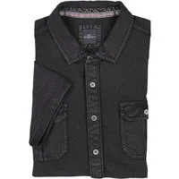 Engbers Poloshirt Herren Poloshirt mit durchgehender Knopfleiste, Anthrazit