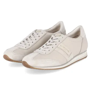 Paul Green Low Sneaker  Beige - Gr. 36 -  Leder und Textil