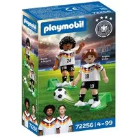 Playmobil® DFB Spielerset Adeyemi und Stiller (72256), DFB Konstruktions-Spielset, Made in Europe