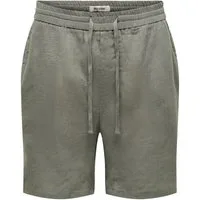 ONLY & SONS Shorts ONSLAURENCE LINEN BLEND SHORTS NOOS Viskosemischung, regular fit