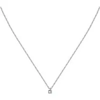 CHRIST Collier CHRIST Damen-Kette 375er Weißgold 1 Diamant