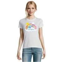 Blondie & Brownie T-Shirt Damen Glücksbärchis Sun Care Bears Hab-Dich-lieb Wolkenland