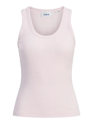 JJXX - JXFRIDA SL U-NECK TOP JRS NOOS Pink-A-Boo - Gr. - M