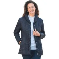 GOLDNER Kurzmantel Jacke mit attraktivem Stepp-Mustermix