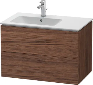 Duravit L-Cube Waschtischunterbau wandhängend Nussbaum dunkel Matt 820x481x550 mm - LC629102121 LC629102121