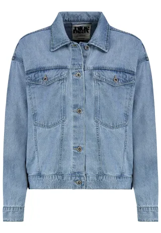 Authentic Style - RE9CIGxlaWNodGUgSmFja2U= light blue denim l211 - Gr. - XL