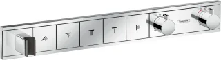 Hansgrohe Thermostat Unterputz RainSelect Fertigset 5 Verbraucher chrom, 15358000 15358000