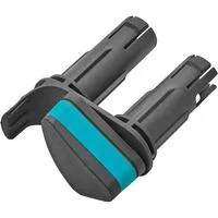Stielhalter Flex, Halterung schwarz/türkis