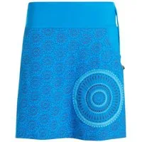 Vishes Minirock Kurzer Damen Baumwoll-Rock Taschen-Rock Mini-Röcke Blümchen Mandala Hippie, Ethno, Boho Style