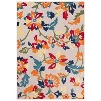 Mazovia Designteppich In- & Outdoor Teppich Wetterfest & UV-beständig Balkon - Bunt, 80 x 150 cm, Höhe 6 mm, Kurzflor, Weich, Pflegeleicht, Flachgewebe