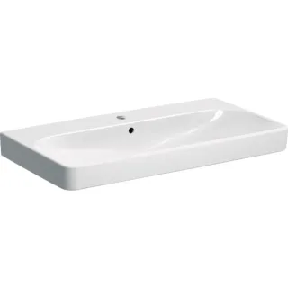 Geberit Smyle Square Waschtisch, 90x48cm mit Hahnloch, mit Überlauf, 500251011 500251011