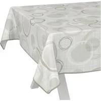 ANRO Tischdecke Wachstuchtischdecke Gartentischdecke Wachstischdecke (Einzelstück 1-tlg), Glatt 140x100cm wasserabweisend mit Saum