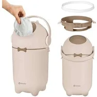 lionelo Windeleimer PUREBIN, Luftdicht/Universalbeutel/10l/Einhand/Falltür
