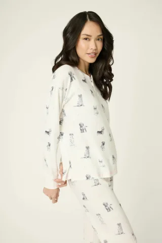 P.J. Salvage - l/s shirt off-white - Gr. - M