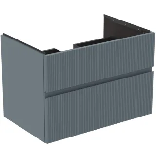 Ideal Standard Möbelwaschtischunterschrank Finesse 800x505x550mm 2 Auszüge Aschblau matt, E3396UQ E3396UQ