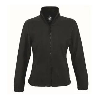 SOLS Damen North Fleece-Jacke mit durchgehendem Reißverschluss (Vintage Schwarz)