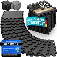 monzana Fitnessmatte (54-St), Rutschfest EVA-Schaumstoff Bodenschutz Trainingsmatten Fitnessgeräte