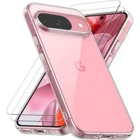 SmartUP Smartphone-Hülle +2X Schutzglas für Google Pixel 10 Pro Panzerfolie Display Screen Case 6,4 Zoll, kompletter Rundumschutz