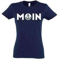 Youth Designz Print-Shirt Moin Logo Damen T-Shirt Anker Spruch mit modischem Aufdruck
