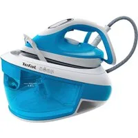 Tefal Dampfbügelstation Tefal SV8002 Express Airglide, 1800 ml Wassertank, hohe Gleitfähigkeit, CalcClear, Verriegelungssystem, Energiesparmodus