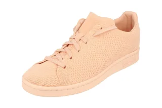Adidas Originals Stan Smith Og Pk Primeknit Herren Turnschuhe Rosa Turnschuhe