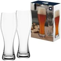 LEONARDO Bierglas Taverna Weizenbiergläser 500 ml 2er Set, 2-tlg., Glas
