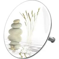 Sanilo Badewannenstöpsel Balance, Ø 7.2 cm, hochwertig, universell, mit Motiv, 100% wasserdicht