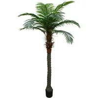 Kunstpalme Phönixpalme 210cm bis 230cm ZF Dekopalmen künstliche Palmen Palme, Seidenblumen Roß, Höhe 220 cm