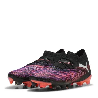 Puma Damen Future 8 Match Schnürsenkel Fußballschuhe für Kunstrasen (Schwarz/Lila)