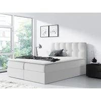 MIRJAN24 Boxspringbett Rico (mit zwei Bettkästen für die Bettwäsche), Bonellfederkern, 120/140/160/180/200x200 cm