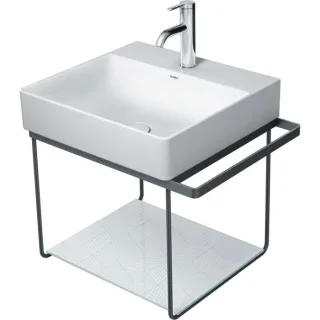Duravit DuraSquare Metallkonsole 0031164600 56,5x45,1cm, wandhängend, schwarz matt