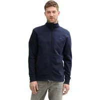 TOM TAILOR Sweatjacke mit Logo Stickerei