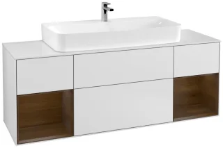 Villeroy & Boch Waschtischunterschrank Finion G21 1600x603x501mm Wandbel WT mit., G211GNMT G211GNMT