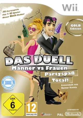 Das Duell - Männer vs Frauen: Partyspaß Total! - Gold Edition [Nintendo Wii]