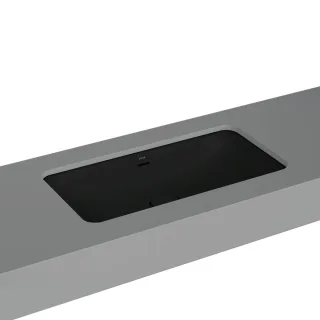 VitrA New Metropole Unterbauwaschtisch rechteckig 80 x 40 cm mit Überlaufschlitz,7536B483-7216 7536B483-7216