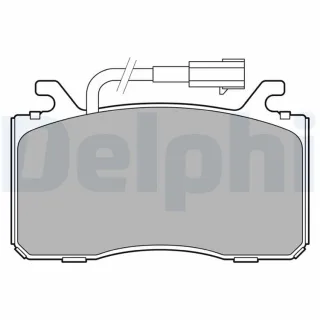 Delphi Bremsbel?ge vorne Alfa Romeo Giulia Stelvio 2,9