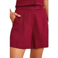 Love & Roses Shorts Love & Roses Tailored Fit Shorts in Leinenoptik (1-tlg)